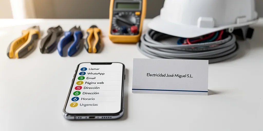 Electricidad José Miguel S.L.: los 7 datos de contacto imprescindibles