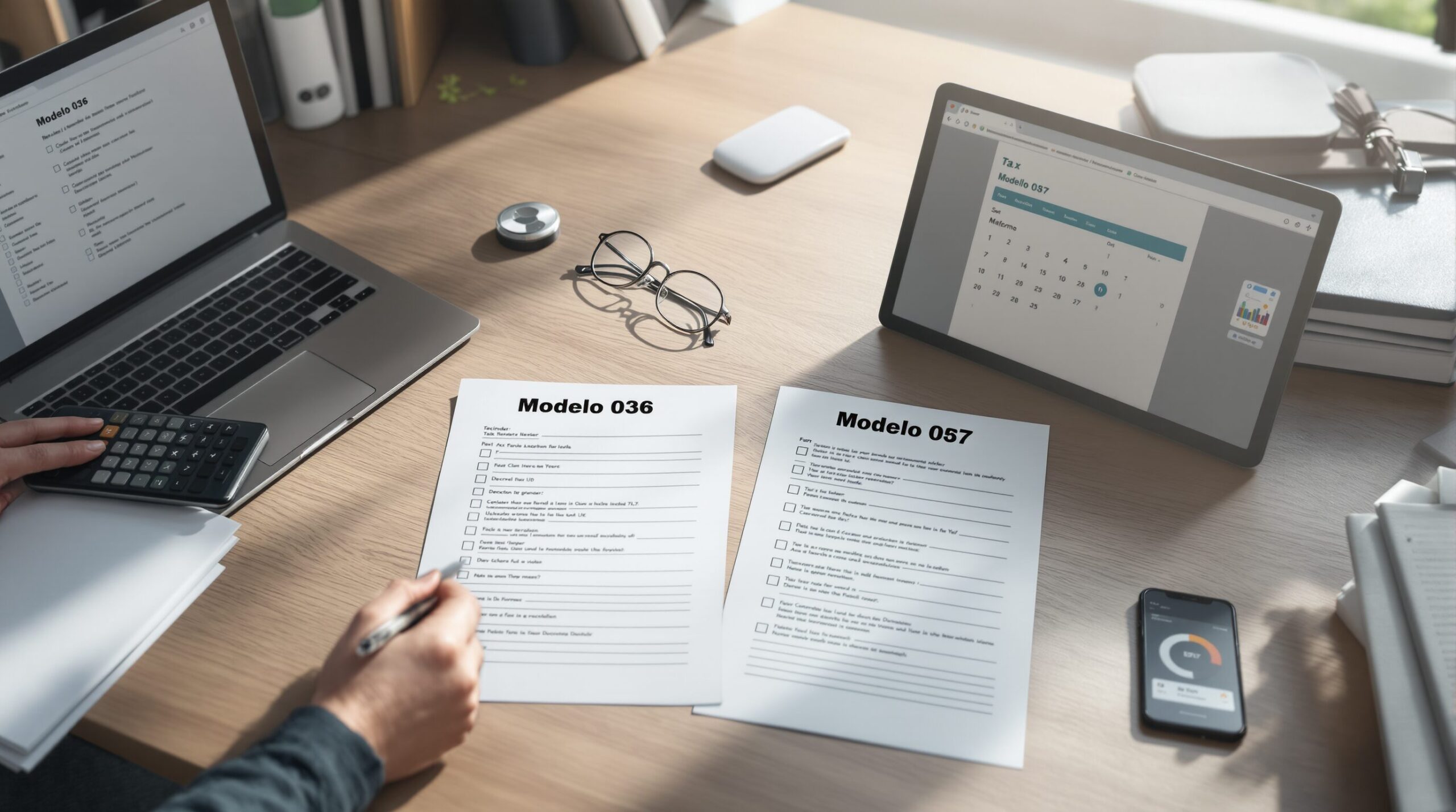Modelo 036 y 037: el 036 o el 037, ¿cuál debes presentar?