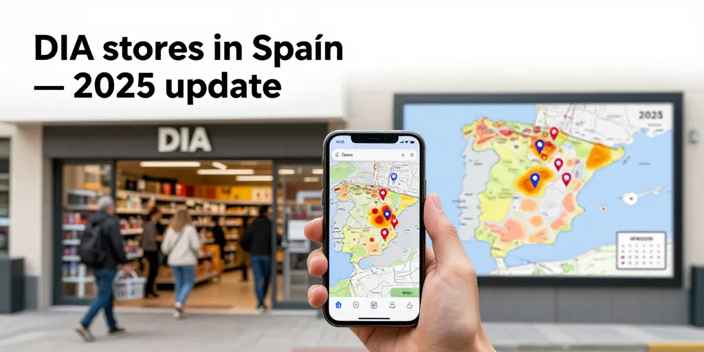Cuántas tiendas tiene DIA en España: ¿el número actualizado en 2025?