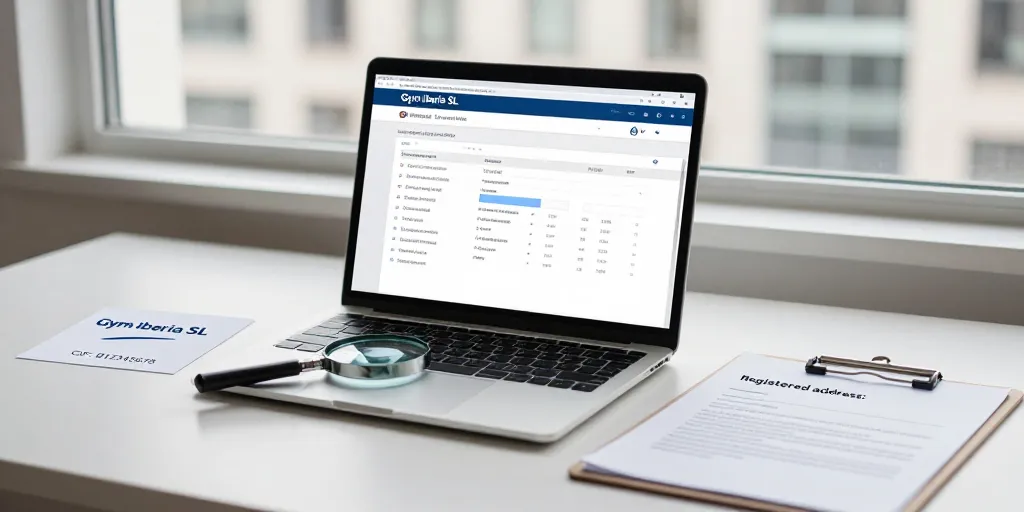 Gym iberia sl: ¿el CIF y la dirección oficiales dónde se consultan?
